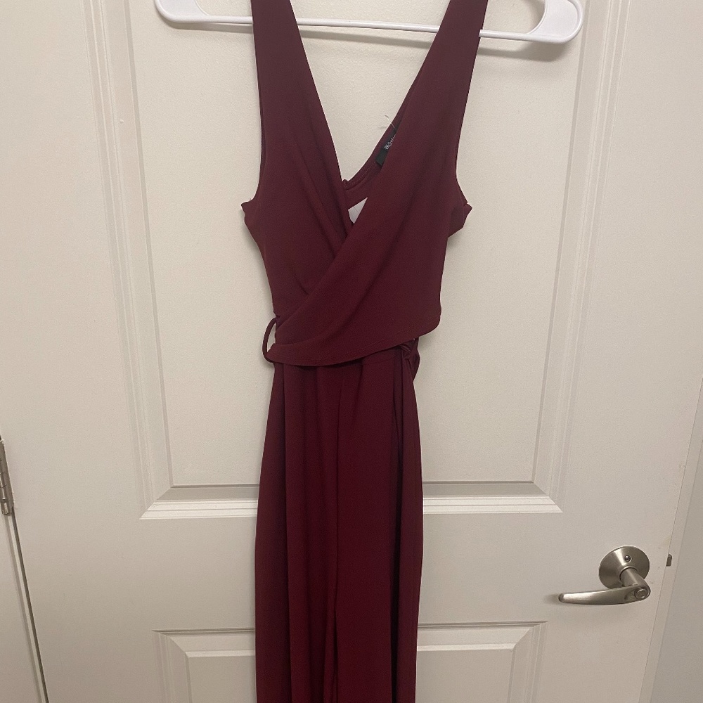 NWT Forever 21 Wide Leg Cropped Jumpsuit